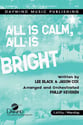 All Is Calm, All Is Bright SATB choral sheet music cover